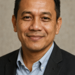 Jasa Pembuatan SIM - Bayar Setelah Jadi Foto pria Indonesia memegang SIM baru dengan ekspresi bahagia setelah memakai jasa pembuatan SIM cepat dan mudah.