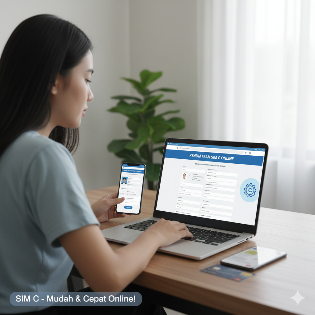 Cara Mudah Bikin SIM C Online di Jakarta Tahun 2025 (Panduan Lengkap & Resmi) bikin sim c online