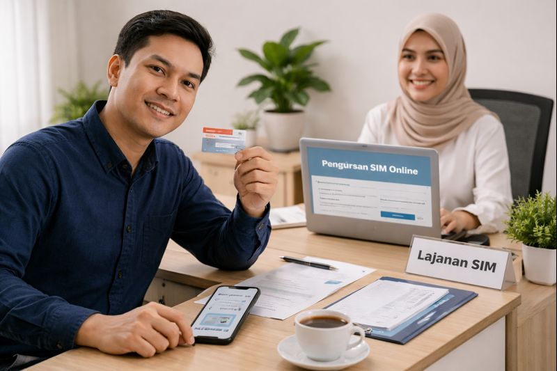 Cara Mengurus SIM Online Tanpa Ribet, Ini Alur Resmi & Aman mengurus sim online