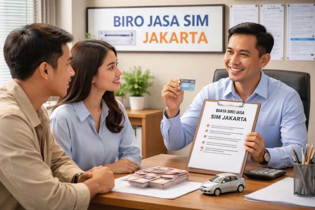 Biaya Biro Jasa SIM di Jakarta Terbaru 2026: Estimasi, Faktor Penentu, dan Tips Memilih Layanan Terpercaya Proses konsultasi biaya biro jasa SIM Jakarta sebelum pengurusan pembuatan SIM A dan SIM C